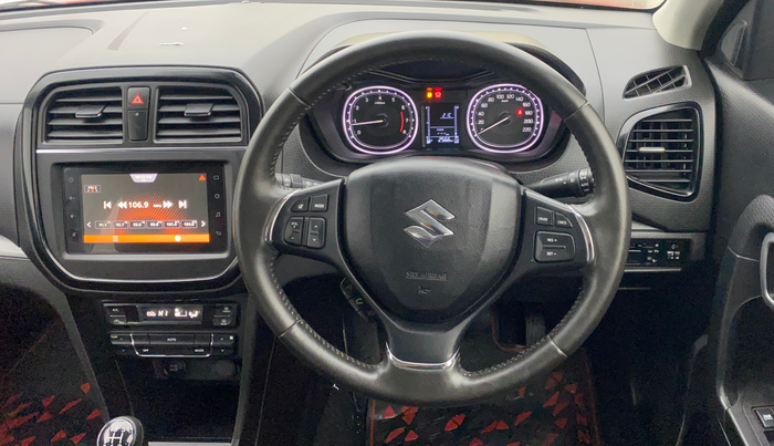 2021 Maruti Vitara Brezza ZXI PLUS DUAL TONE, Petrol, Manual, 2,515 km, Steering Wheel Close Up