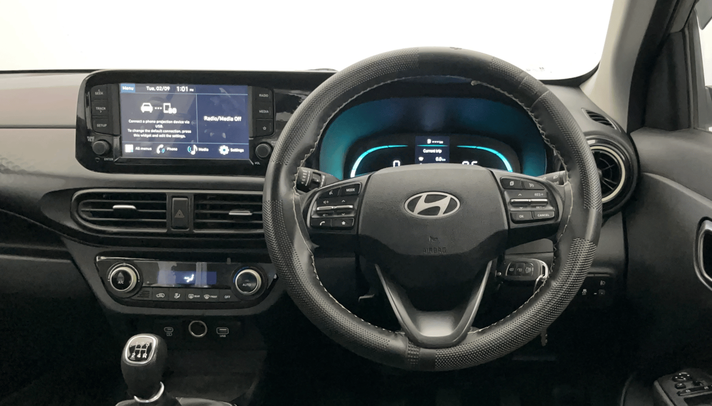 2023 Hyundai EXTER SX 1.2 MT, Petrol, Manual, 12,807 km, Steering Wheel Close Up