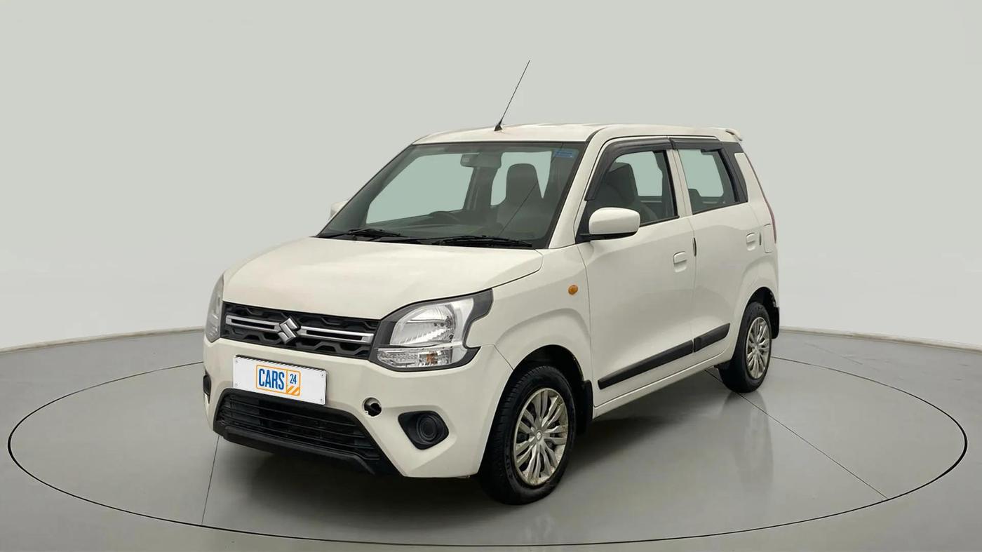 2021 Maruti New Wagon-R VXI 1.0 AMT, Petrol, Automatic, 57,166 km, Left Front Diagonal