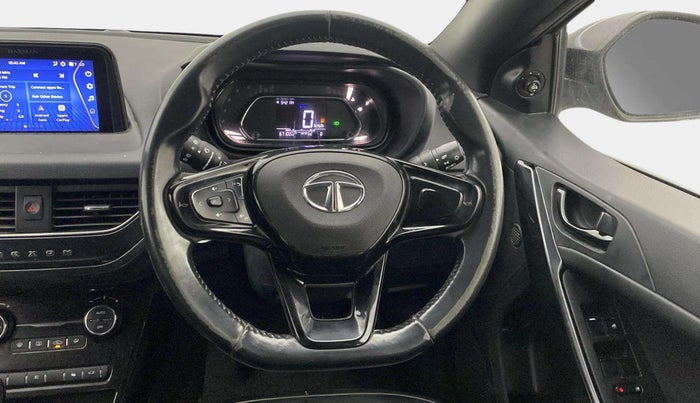 2022 Tata NEXON XZ PLUS DIESEL DARK EDITION, Diesel, Manual, 67,087 km, Steering Wheel Close Up