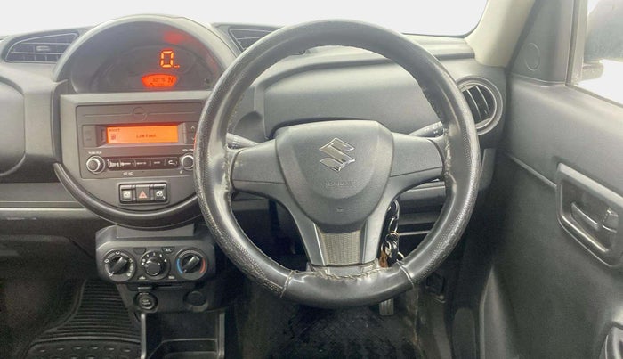 2019 Maruti S PRESSO VXI AMT, Petrol, Automatic, 60,773 km, Steering Wheel Close Up