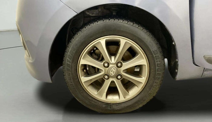 2015 Hyundai Grand i10 ASTA (O) 1.2 KAPPA VTVT, Petrol, Manual, 1,06,281 km, Left Front Wheel