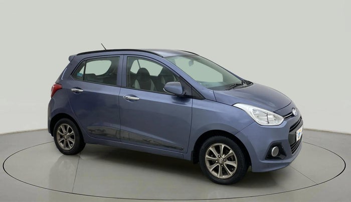 2015 Hyundai Grand i10 ASTA (O) 1.2 KAPPA VTVT, Petrol, Manual, 1,06,281 km, Right Front Diagonal