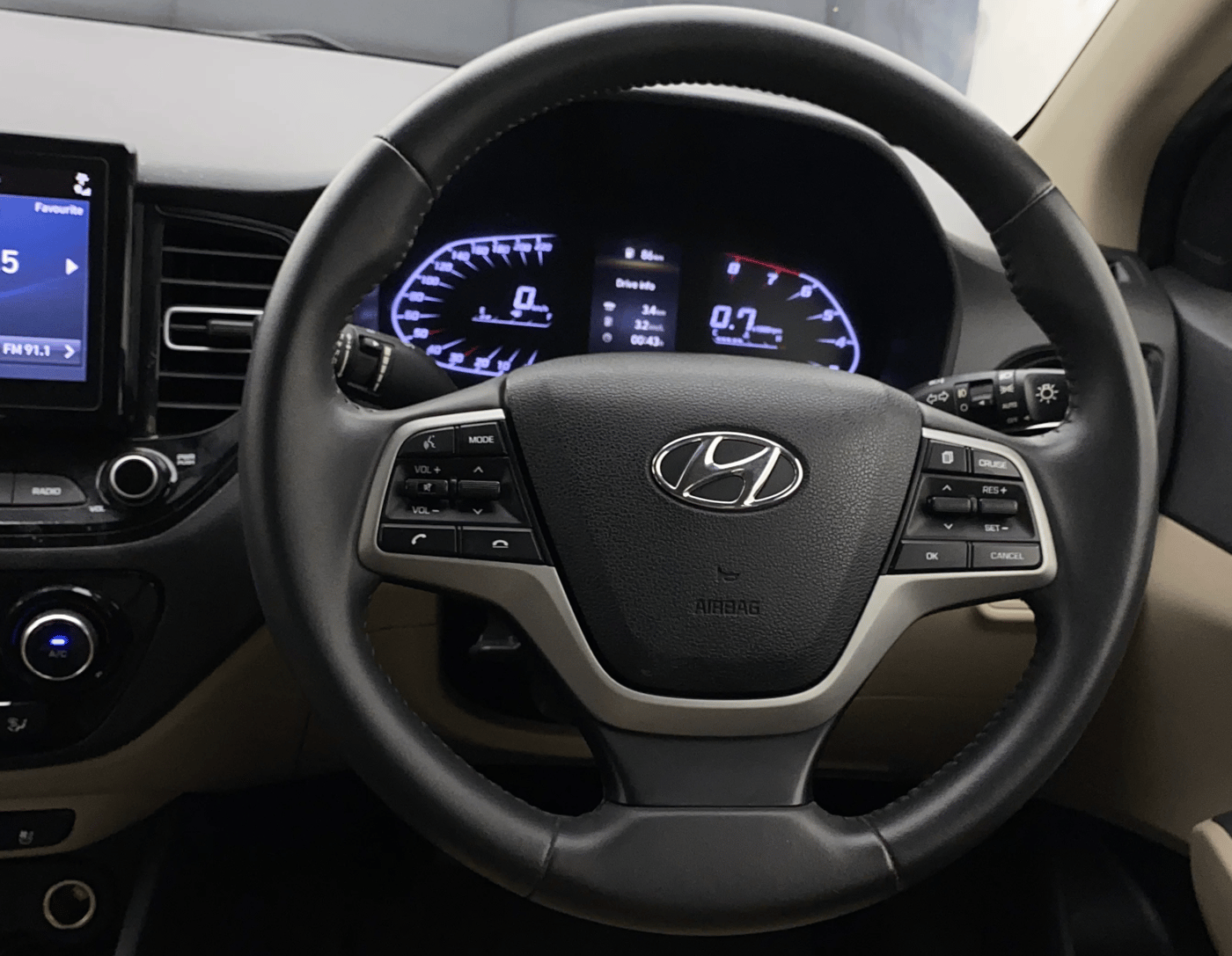 2021 Hyundai Verna SX (O)1.5 VTVT, Petrol, Manual, 18,465 km, Steering Wheel Close Up