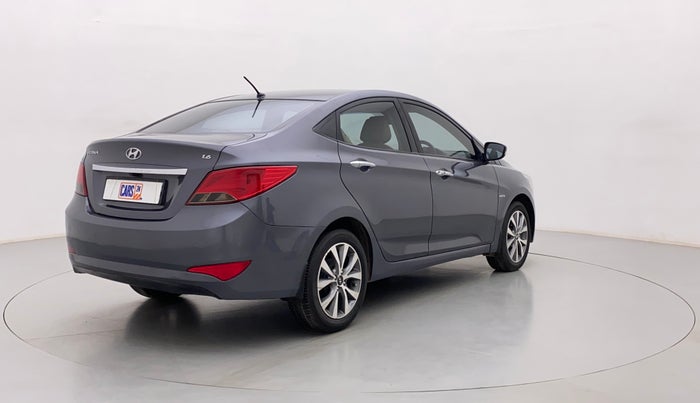 2015 Hyundai Verna FLUIDIC 4S 1.6 VTVT S(O), Petrol, Manual, 95,193 km, Right Back Diagonal
