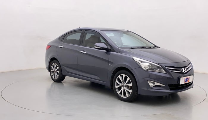 2015 Hyundai Verna FLUIDIC 4S 1.6 VTVT S(O), Petrol, Manual, 95,193 km, Right Front Diagonal