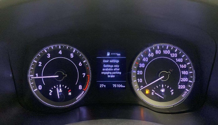 2020 Hyundai VENUE SX 1.0 (O) TURBO, Petrol, Manual, 75,063 km, Odometer Image