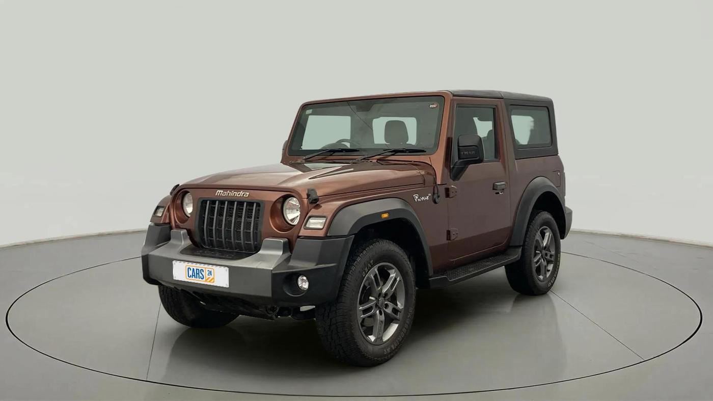 2020 Mahindra Thar LX HARD TOP 4WD MT, Diesel, Manual, 97,922 km, Left Front Diagonal