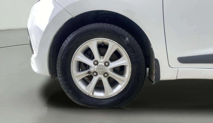 2015 Hyundai Grand i10 ASTA AT 1.2 KAPPA VTVT, Petrol, Automatic, 60,158 km, Left Front Wheel