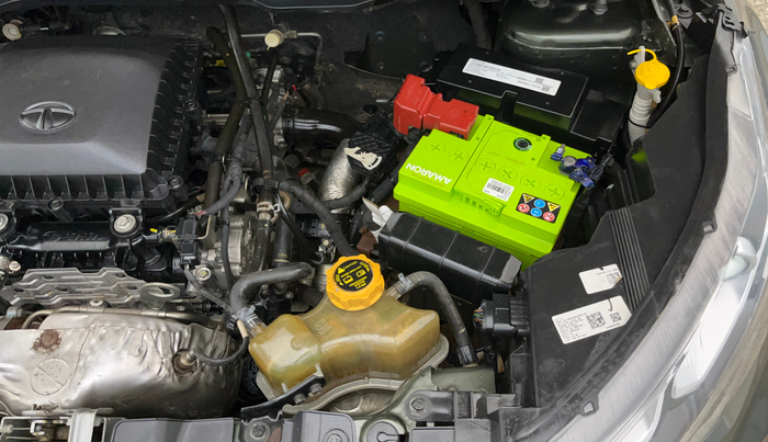 2022 Tata NEXON XZ PLUS (PREMIUM) PETROL, Petrol, Manual, 74,710 km, Engine View - Left
