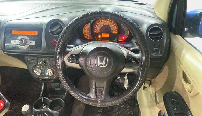 2014 Honda Brio S MT, Petrol, Manual, 61,145 km, Steering Wheel Close Up