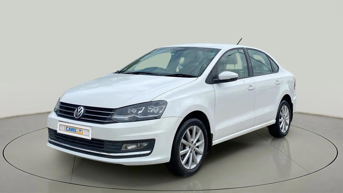 2017 Volkswagen Vento HIGHLINE PLUS 1.5 AT 16 ALLOY, Diesel, Automatic, 99,230 km, Left Front Diagonal