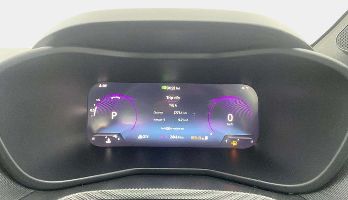 2024 Tata NEXON FEARLESS PURPLE + SUNROOF DCA DUAL TONE 1.2 PETROL, Petrol, Automatic, 24,413 km, Odometer Image