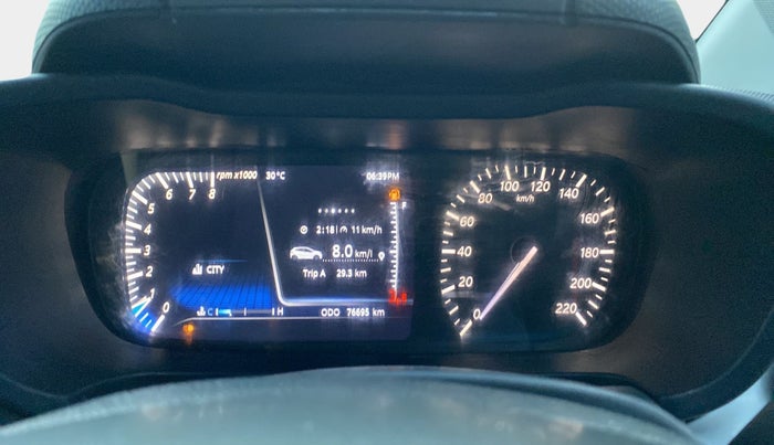 2020 Tata ALTROZ XZ PETROL, Petrol, Manual, 76,830 km, Odometer Image