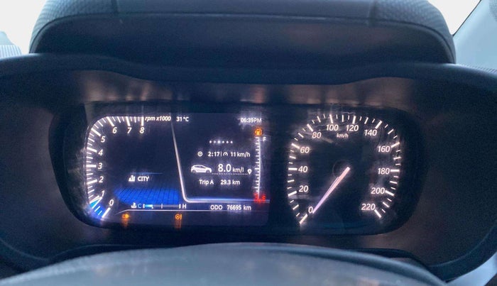 2020 Tata ALTROZ XZ PETROL, Petrol, Manual, 76,669 km, Odometer Image