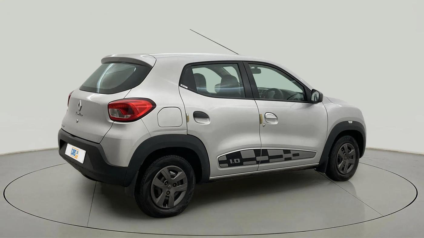 2017 Renault Kwid RXT 1.0 (O), CNG, Manual, 24,091 km, Right Back Diagonal