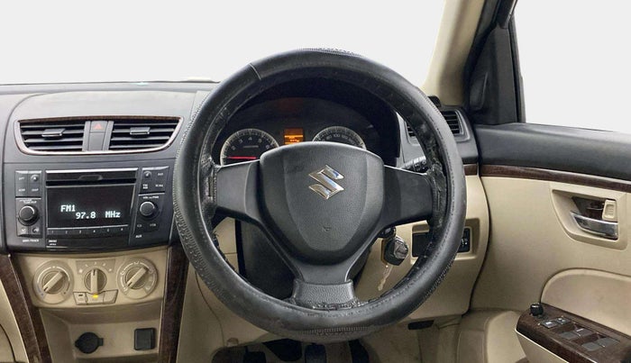 2013 Maruti Swift Dzire VXI, Petrol, Manual, 86,512 km, Steering Wheel Close Up