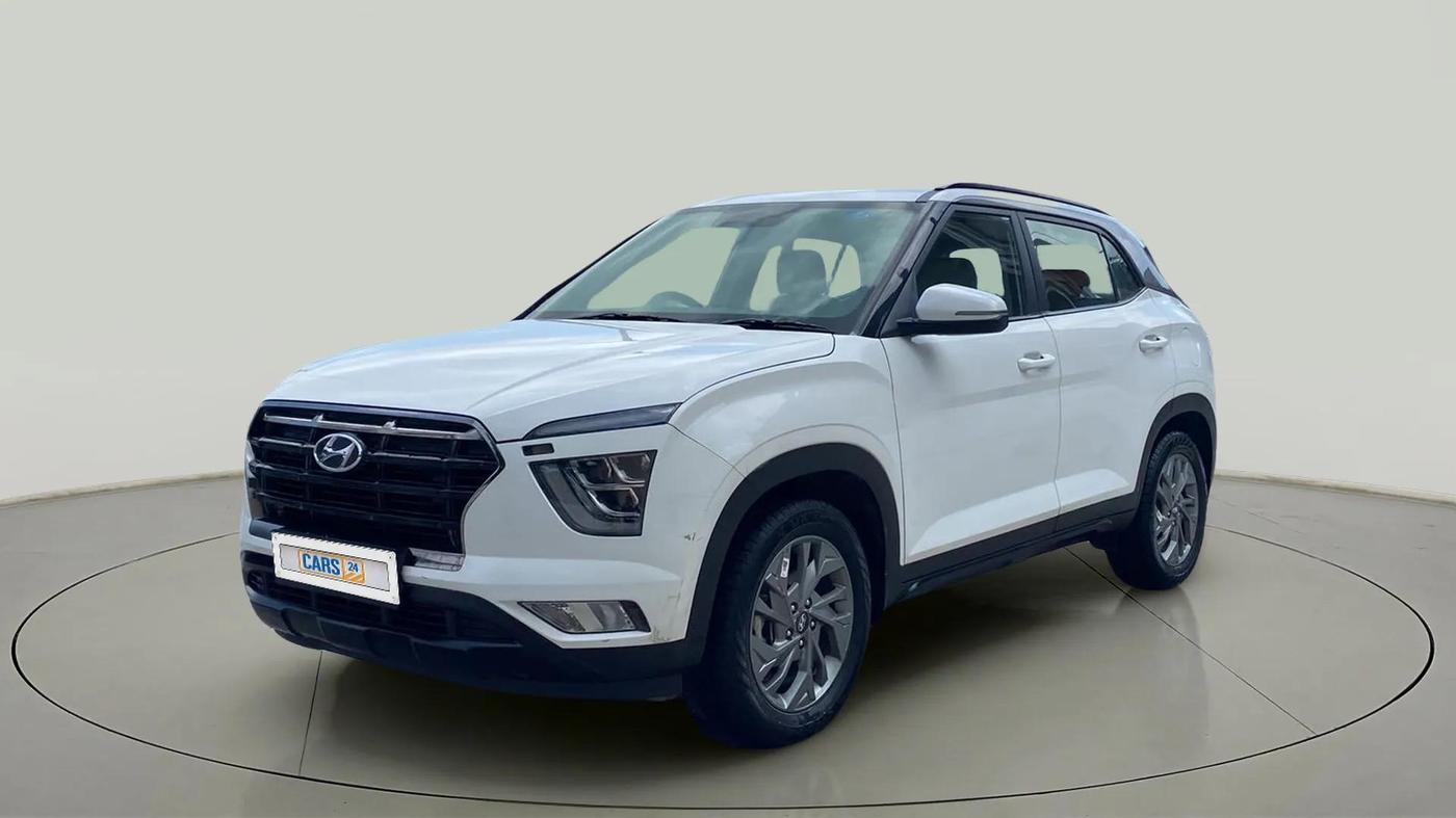 2021 Hyundai Creta SX 1.4 TURBO DCT, Petrol, Automatic, 42,396 km, Left Front Diagonal