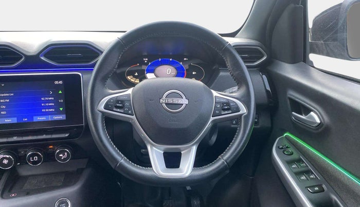 2022 Nissan MAGNITE XV PREMIUM TURBO CVT, Petrol, Automatic, 13,992 km, Steering Wheel Close Up