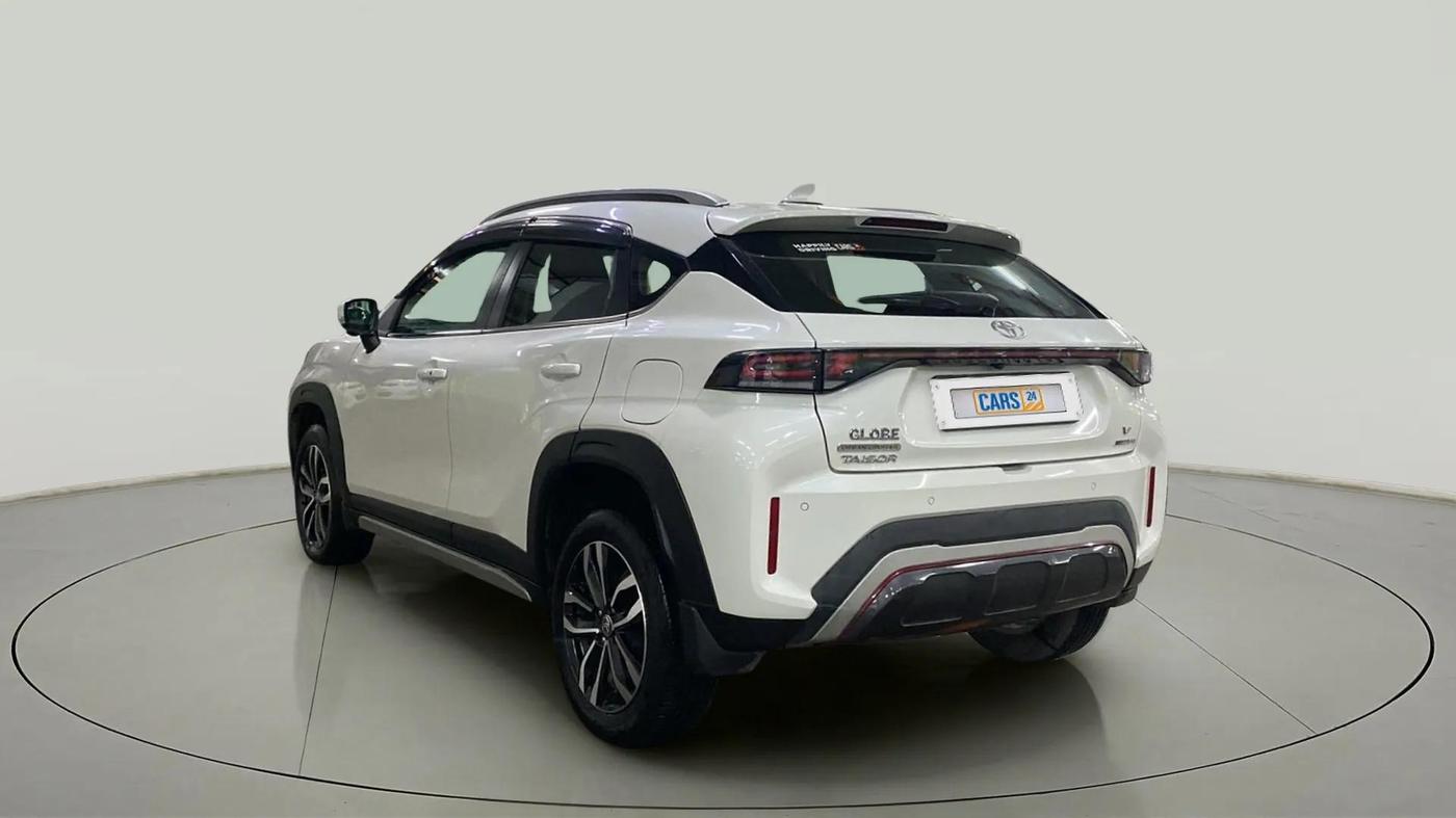 2024 Toyota Urban Cruiser Taisor V 1.0 Petrol AT, Petrol, Automatic, 6,868 km, Left Back Diagonal