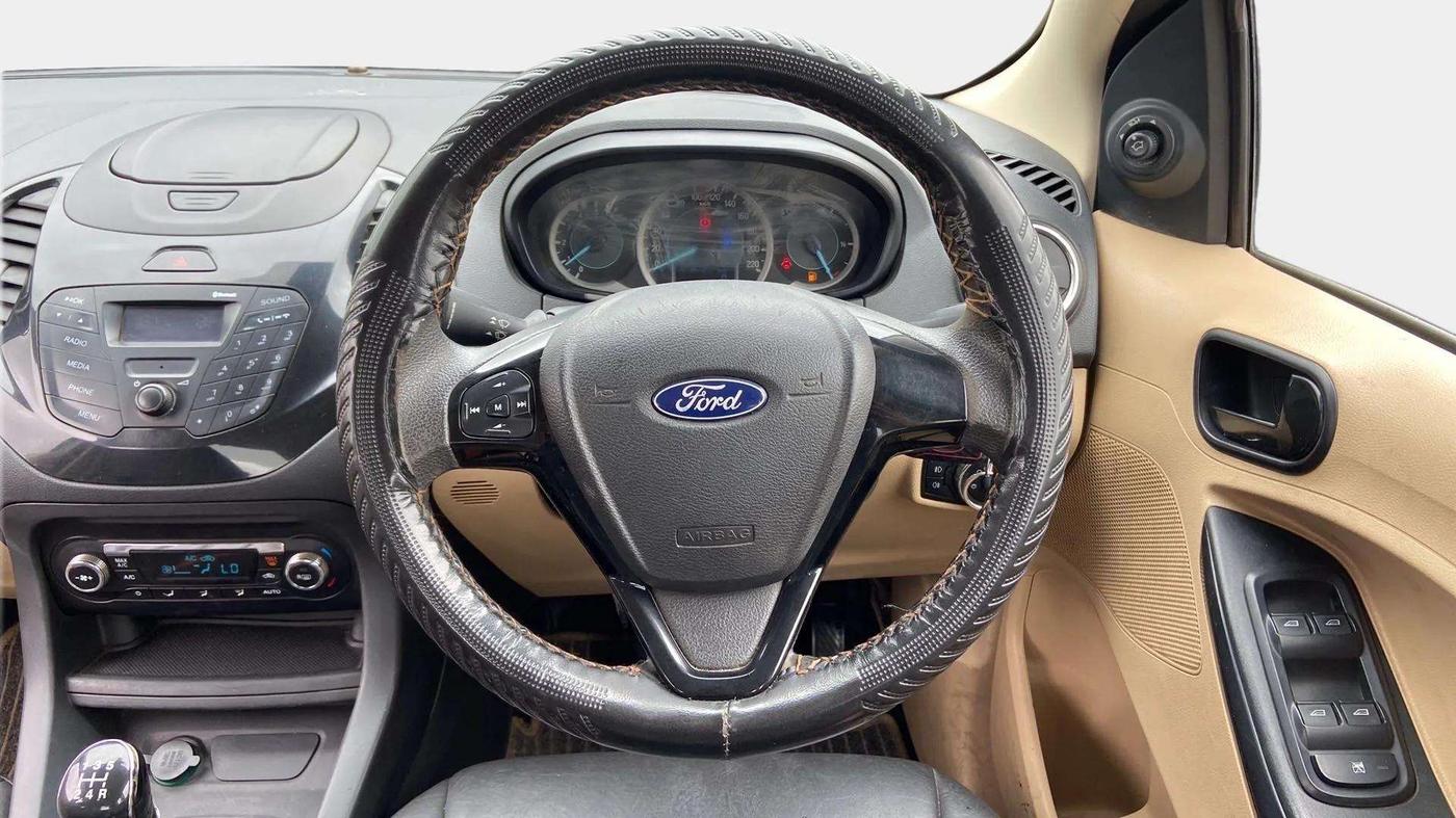 2018 Ford Figo Aspire TITANIUM1.5 DIESEL, Diesel, Manual, 1,13,348 km, Steering Wheel Close Up