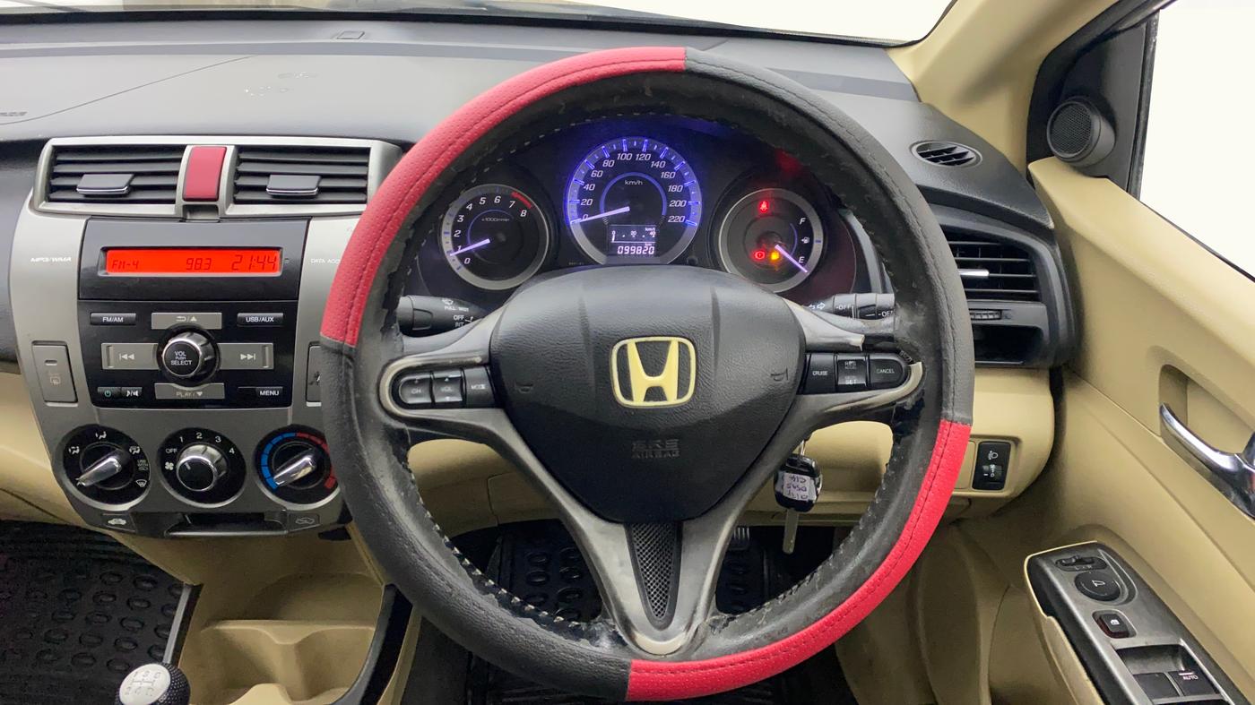 2012 Honda City 1.5L I-VTEC V MT, Petrol, Manual, 99,770 km, Steering Wheel Close Up