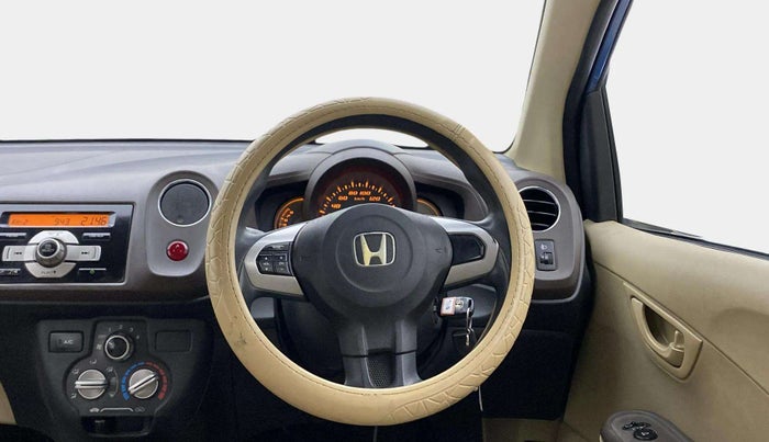 2013 Honda Amaze 1.2L I-VTEC S, Petrol, Manual, 1,24,359 km, Steering Wheel Close Up