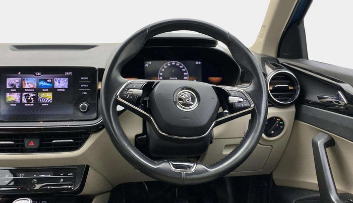 2022 Skoda SLAVIA STYLE 1.0L TSI MT, Petrol, Manual, 65,009 km, Steering Wheel Close Up