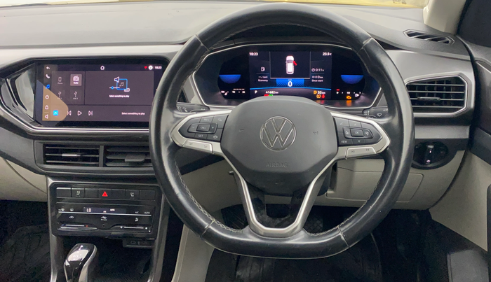 2021 Volkswagen TAIGUN TOPLINE 1.0 TSI AT, Petrol, Automatic, 41,708 km, Steering Wheel Close Up