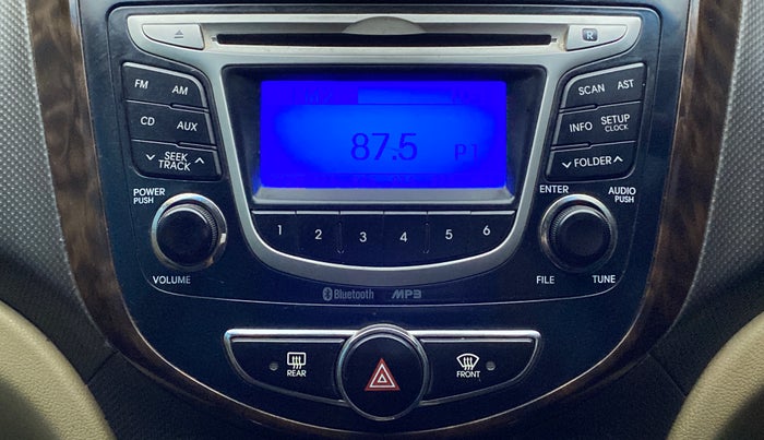 2013 Hyundai Verna FLUIDIC 1.6 VTVT EX, Petrol, Manual, 82,146 km, Infotainment System