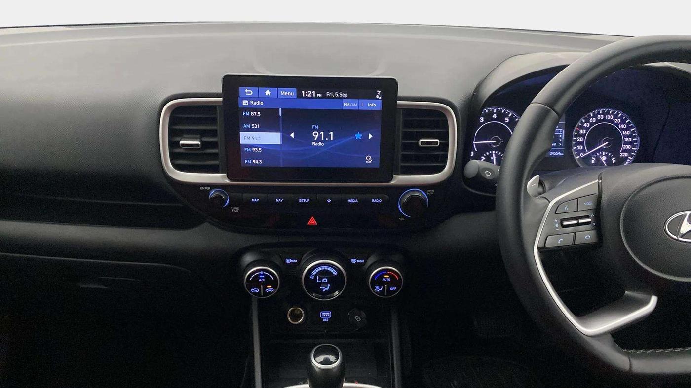 2020 Hyundai VENUE SX PLUS 1.0 TURBO DCT, Petrol, Automatic, 34,513 km, Air Conditioner