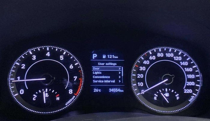 2020 Hyundai VENUE SX PLUS 1.0 TURBO DCT, Petrol, Automatic, 34,513 km, Odometer Image