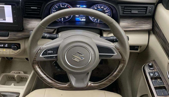 2021 Maruti Ertiga ZXI+ SHVS, Petrol, Manual, 26,921 km, Steering Wheel Close Up
