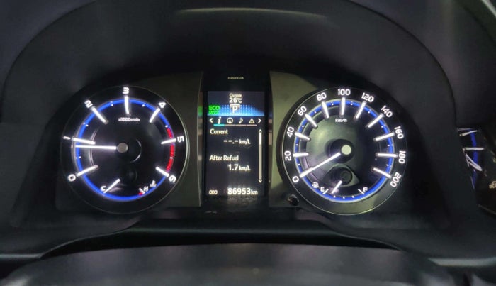 2017 Toyota Innova Crysta 2.8 ZX AT 7 STR, Diesel, Automatic, 86,953 km, Odometer Image