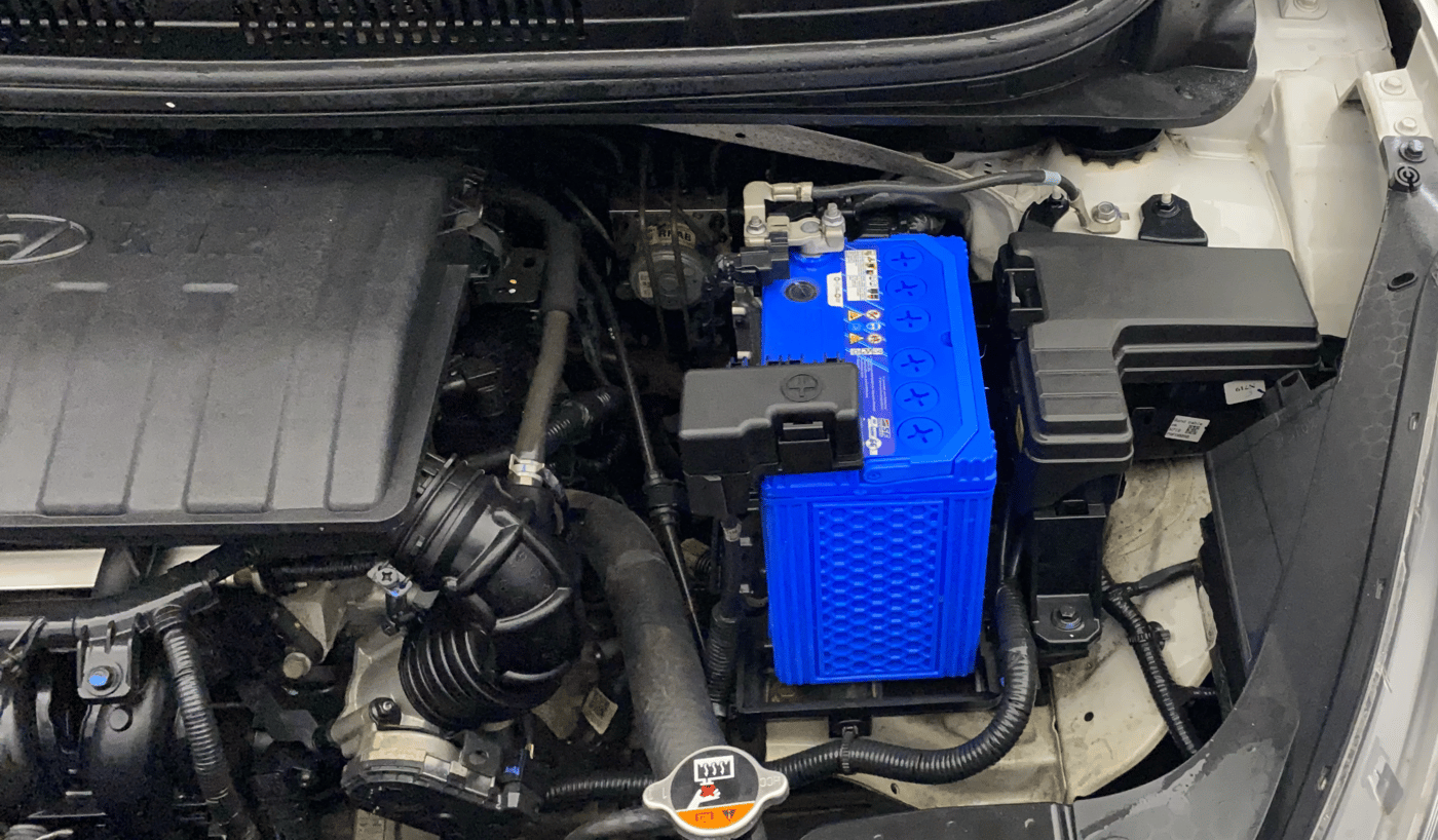 2020 Hyundai AURA SX 1.2 (O), Petrol, Manual, 12,215 km, Engine View - Left