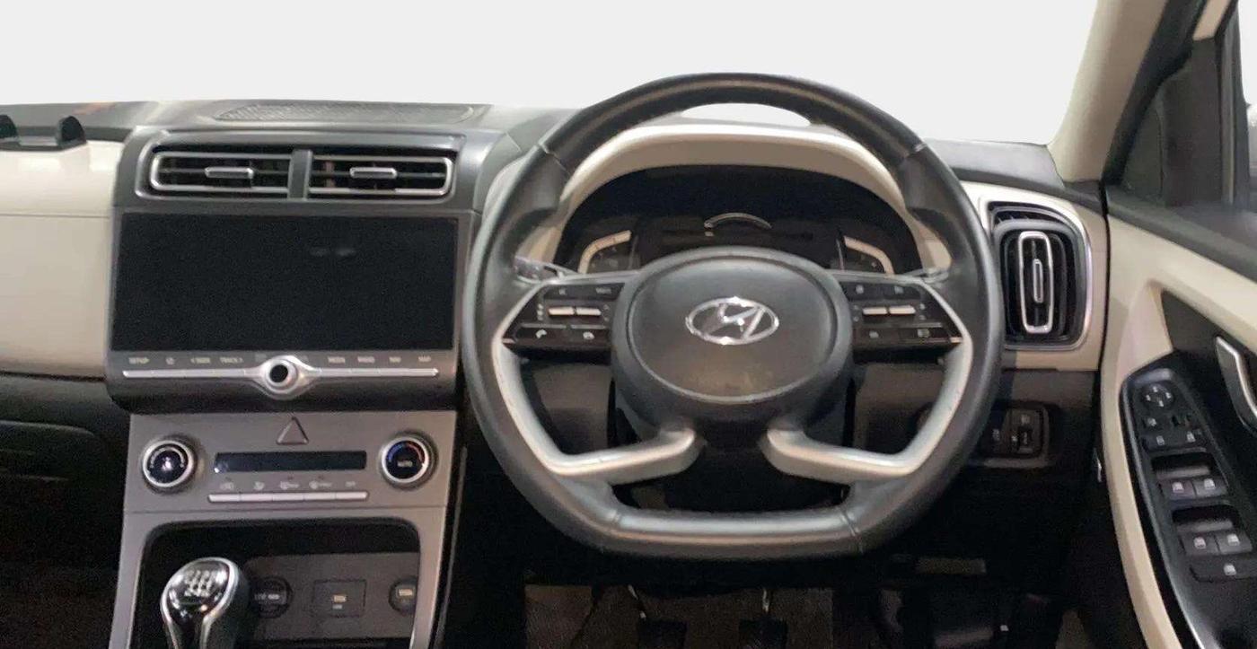 2020 Hyundai Creta 1.5 SX (O), Diesel, Manual, 75,593 km, Steering Wheel Close Up
