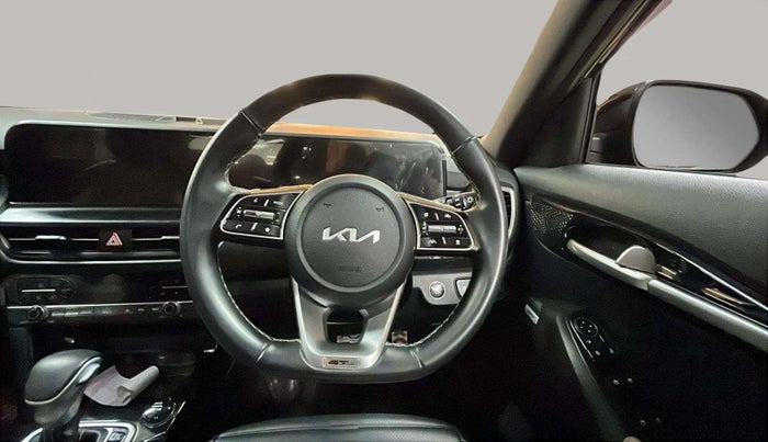 2023 KIA SELTOS  GTX Plus 1.5 Turbo Petrol DCT, Petrol, Automatic, 13,486 km, Steering Wheel Close Up