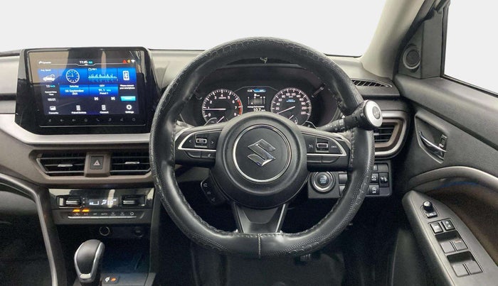 2023 Maruti BREZZA ZXI + AT SMART HYBRID, Petrol, Automatic, 13,976 km, Steering Wheel Close Up