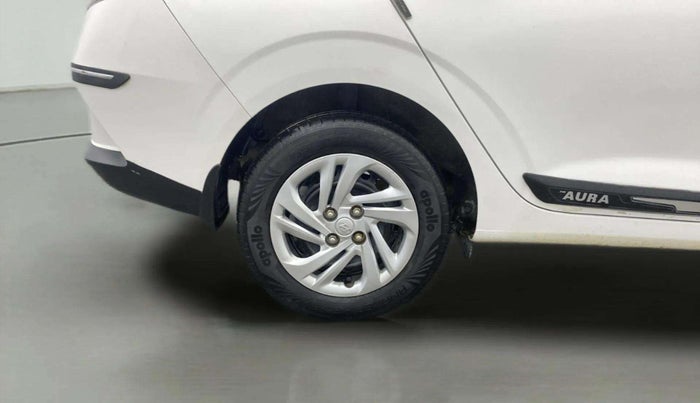 2021 Hyundai AURA S 1.2 CNG, CNG, Manual, 26,505 km, Right Rear Wheel