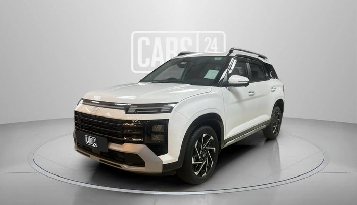 2025 Hyundai ALCAZAR Signature 6 STR 1.5 Turbo GDi Petrol DCT, Petrol, Automatic, 3,581 km, Left Front Diagonal