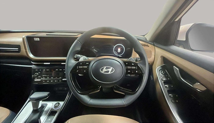 2025 Hyundai ALCAZAR Signature 6 STR 1.5 Turbo GDi Petrol DCT, Petrol, Automatic, 3,581 km, Steering Wheel Close Up