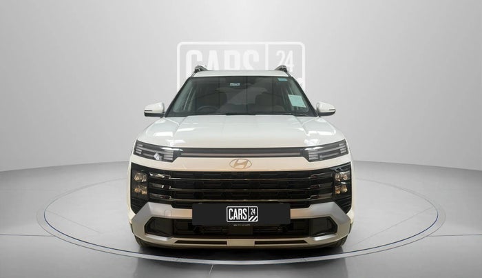 2025 Hyundai ALCAZAR Signature 6 STR 1.5 Turbo GDi Petrol DCT, Petrol, Automatic, 3,581 km, Front
