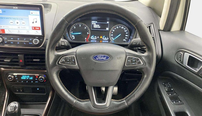 2019 Ford Ecosport TITANIUM 1.5L THUNDER EDTION DIESEL, Diesel, Manual, 1,49,325 km, Steering Wheel Close Up