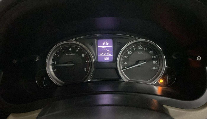 2017 Maruti Ciaz DELTA 1.4 MT PETROL, Petrol, Manual, 1,27,182 km, Odometer Image