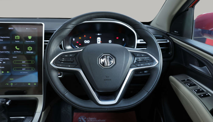 2024 MG HECTOR SAVVY PRO 1.5 TURBO CVT PETROL, Petrol, Automatic, 4,730 km, Steering Wheel Close Up
