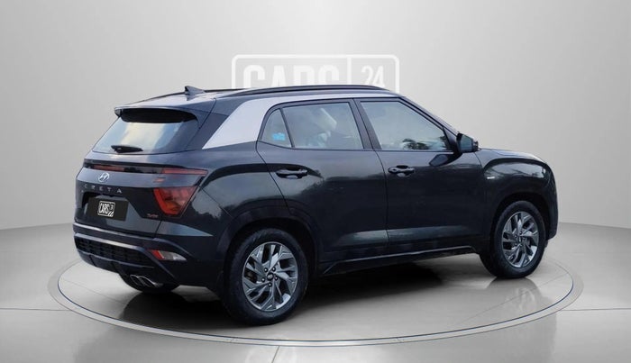 2021 Hyundai Creta SX (O) 1.4 TURBO DCT, Petrol, Automatic, 52,589 km, Right Back Diagonal