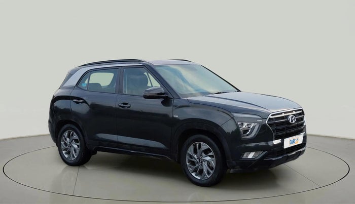 2021 Hyundai Creta SX (O) 1.4 TURBO DCT, Petrol, Automatic, 52,589 km, Right Front Diagonal