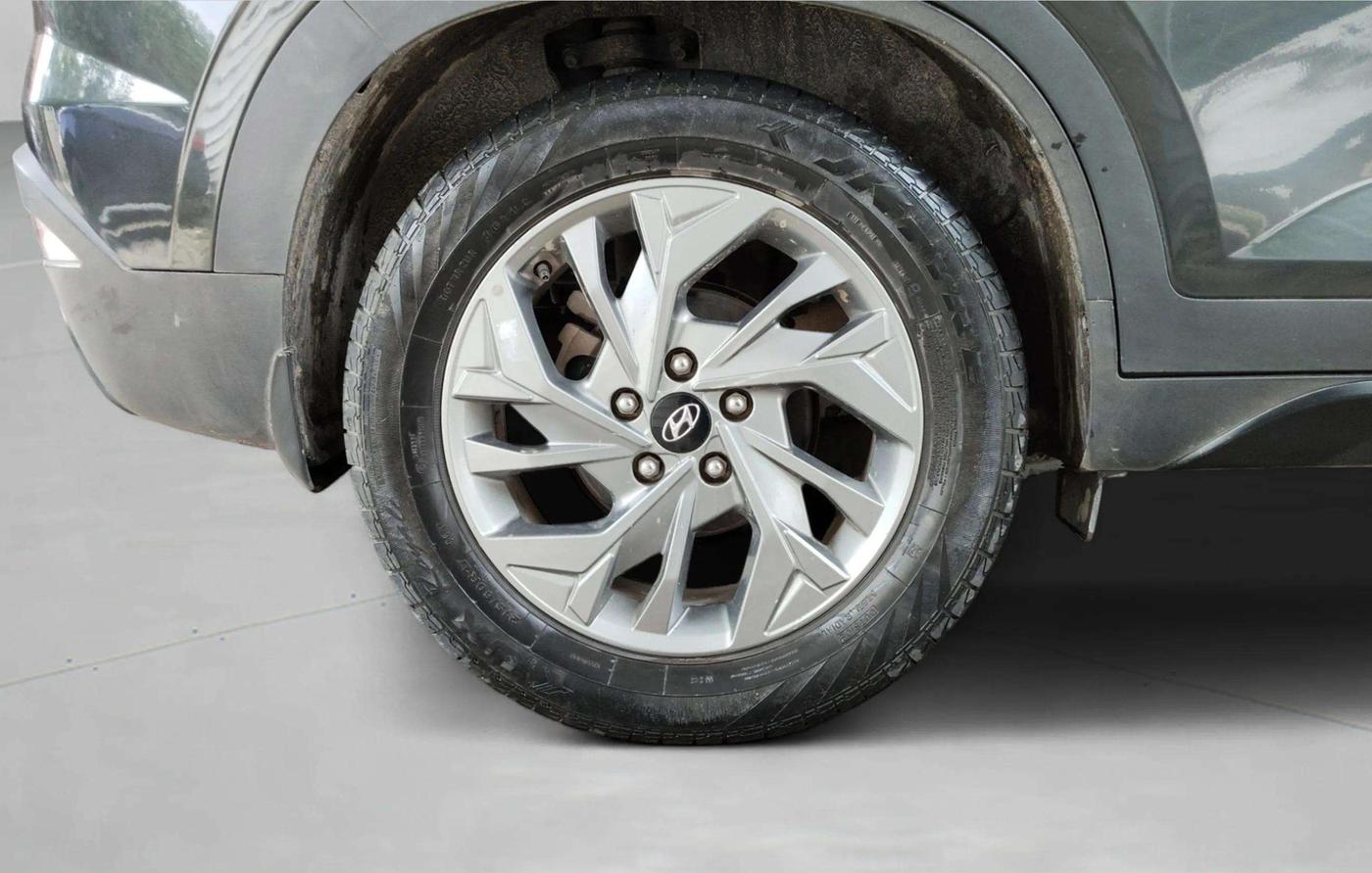 2021 Hyundai Creta SX (O) 1.4 TURBO DCT, Petrol, Automatic, 52,589 km, Left Front Wheel