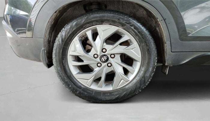 2021 Hyundai Creta SX (O) 1.4 TURBO DCT, Petrol, Automatic, 52,589 km, Left Front Wheel