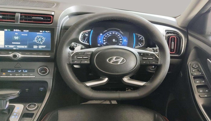 2021 Hyundai Creta SX (O) 1.4 TURBO DCT, Petrol, Automatic, 52,589 km, Steering Wheel Close Up